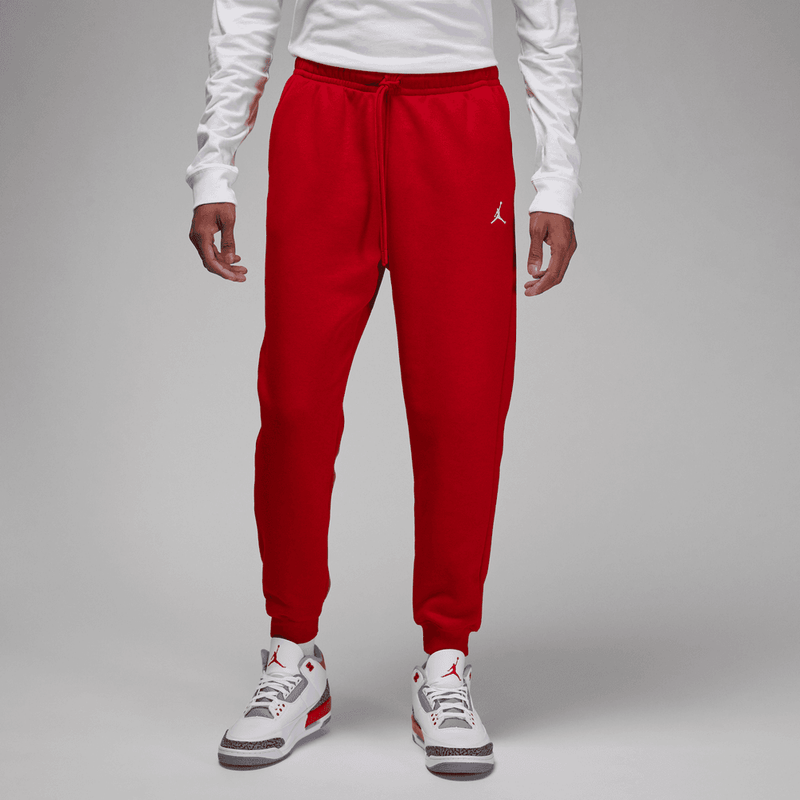 Jordan Essentials Men's Fleece Pants 'Red/White'
