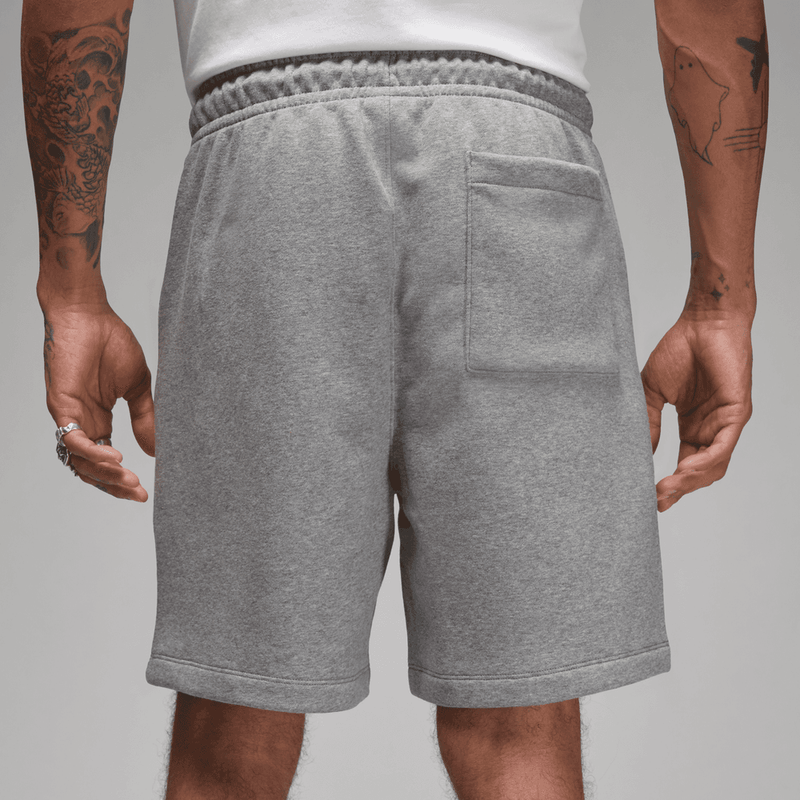Jordan Essentials Men's Fleece Shorts 'Carbon Heather/White'