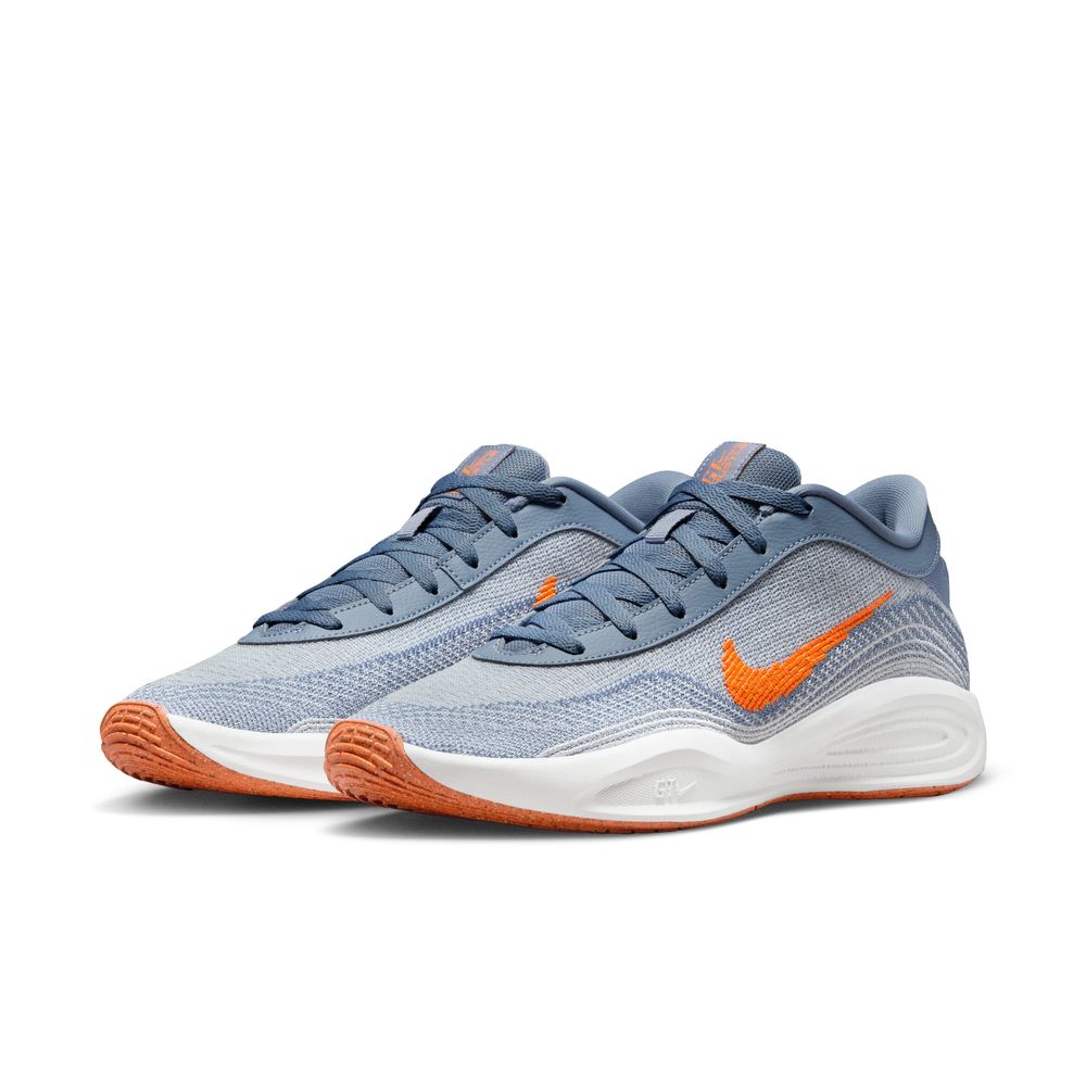 Nike G.T. Hustle Academy Basketball Shoes 'Ashen Slate/Total Orange/Platinum Tint'