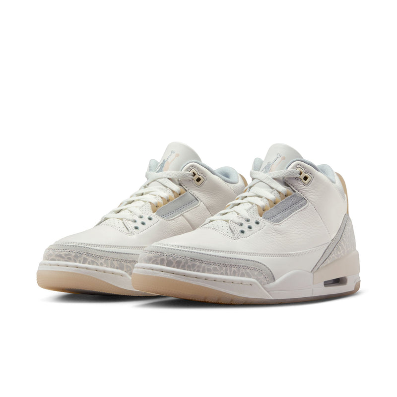 Air Jordan 3 Retro Craft Men's Shoes 'Ivory/Grey/Cream'