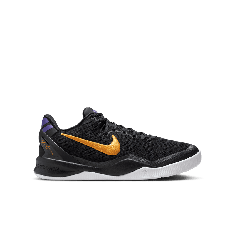 Kobe Bryant Kobe VIII Big Kids' Basketball Shoes (GS) 'Black/Gold/White'