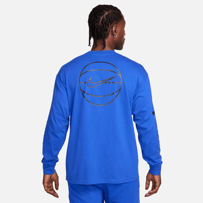 Nike Max90 Men's Long-Sleeve Basketball T-Shirt 'Royal'