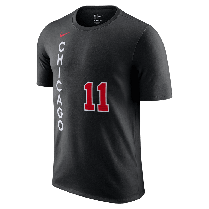 Demar Derozan Chicago Bulls Nike City Edition Men's T-Shirt 'Black/Red'