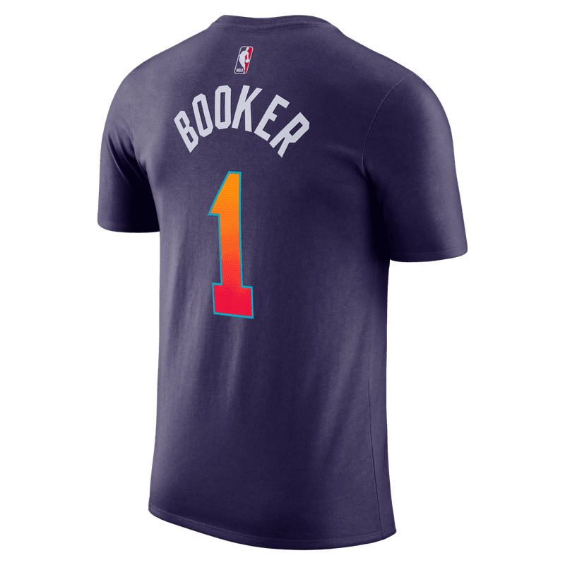 Devin Booker Phoenix Suns Nike City Edition Men's T-Shirt 'Purple'