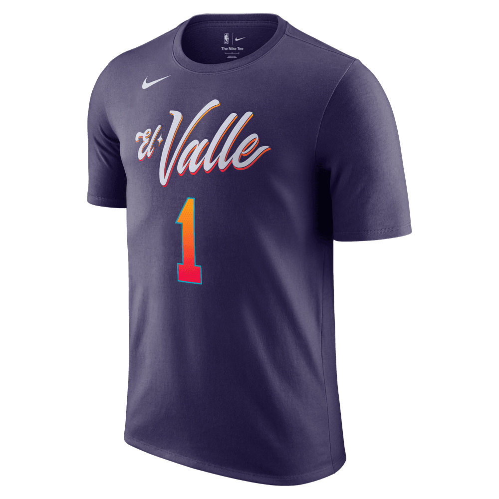 Devin Booker Phoenix Suns Nike City Edition Men's T-Shirt 'Purple'