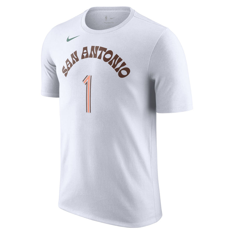 Victor Wembanyama San Antonio Spurs Nike Name T-Shirt 'White'