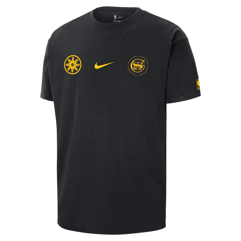 Golden State Warriors Nike Courtside City Edition Men's T-Shirt 'Black'