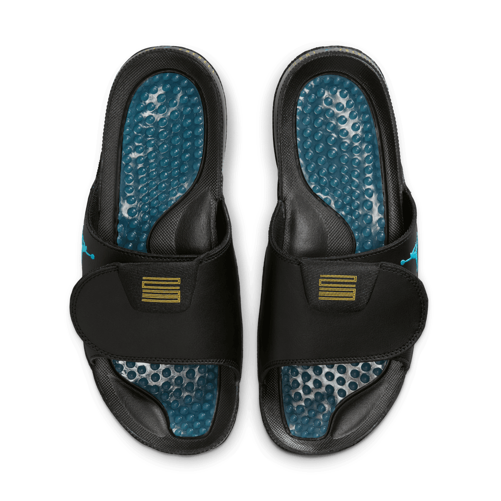 Jordan Hydro XI Men's Slides 'Black/Gamma Blue'