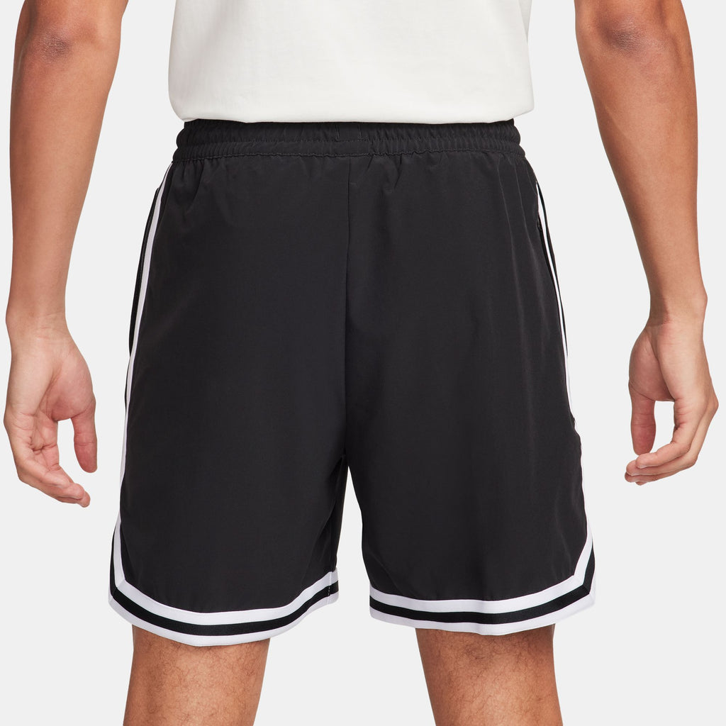 Nike DNA Men's Dri-FIT 6" UV Woven Basketball Shorts 'Black/White'
