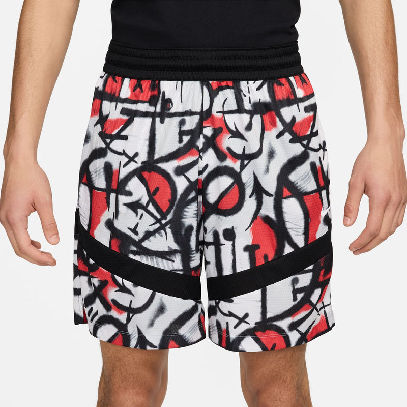Nike Icon Men's 6" Dri-FIT Basketball Shorts 'Red/Black/White'