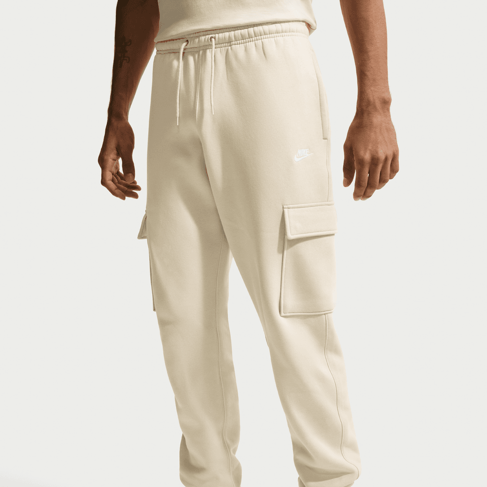 Nike Club Men's Fleece Cargo Pants 'Light Khaki'