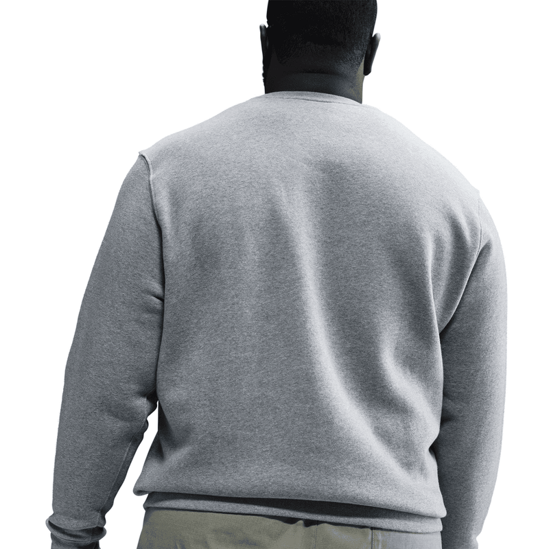 Nike Club Men's Fleece Crew 'Grey Heather'