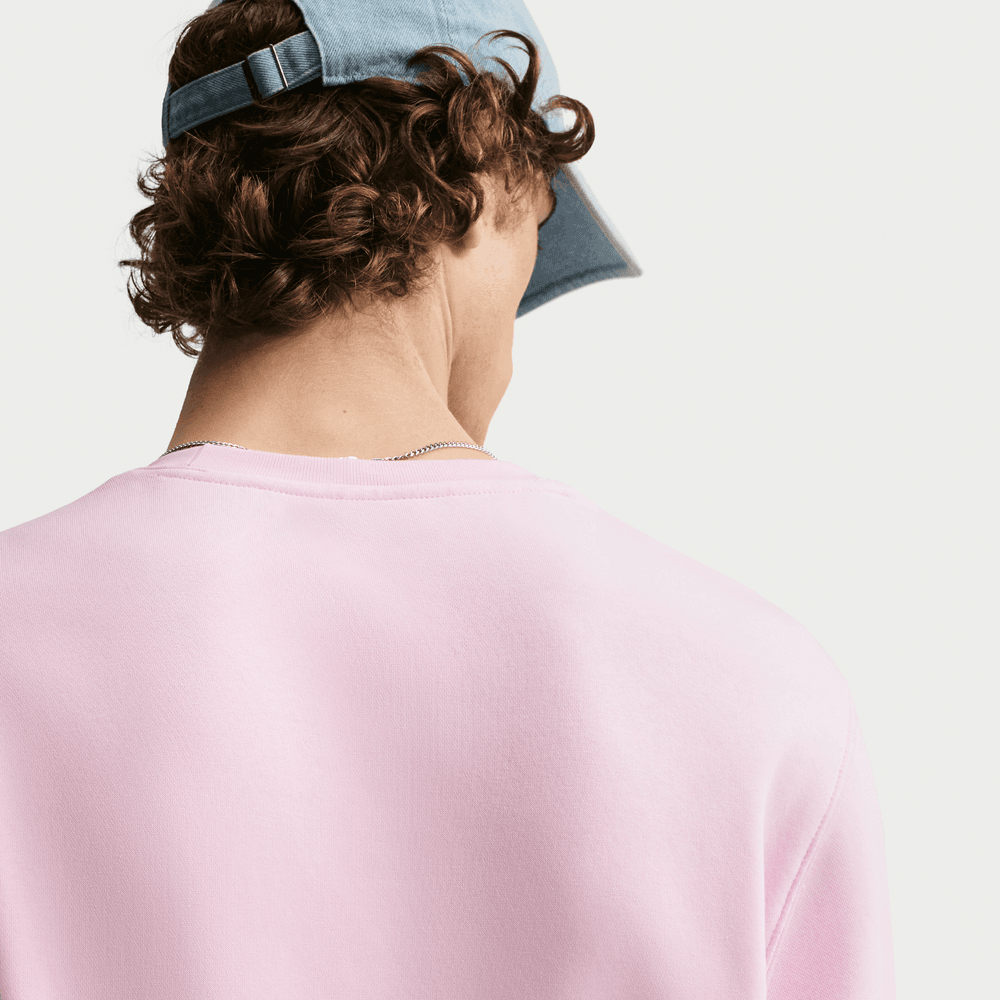 Nike Club Men's Fleece Crew 'Pink Foam'
