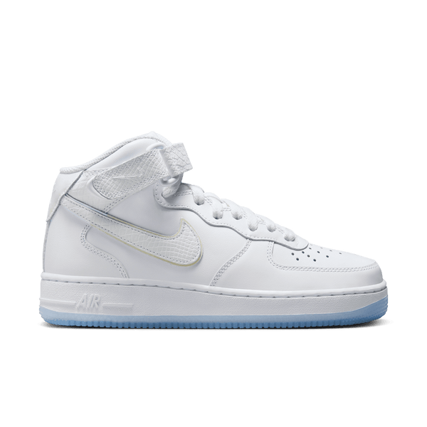Nike air force 1 mid womens silver sales