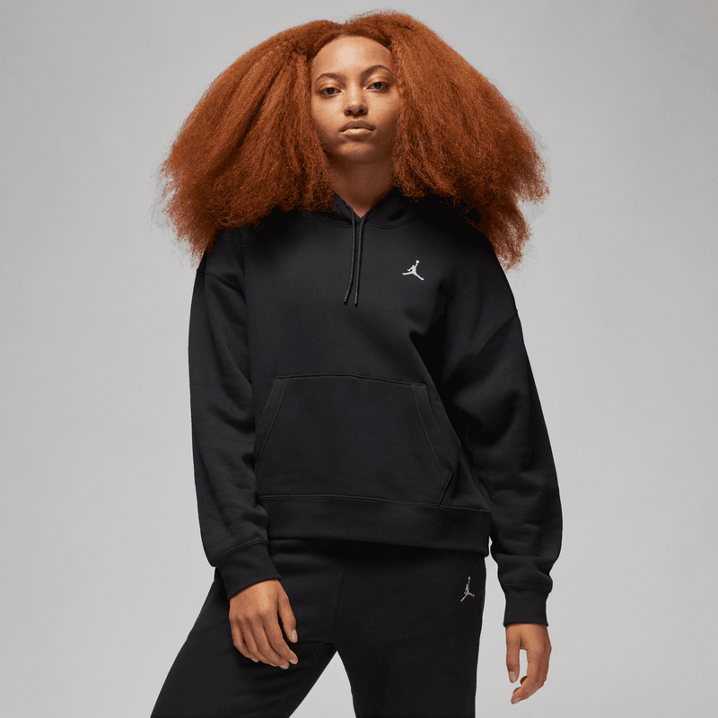 Jordan Brooklyn Fleece Women's Hoodie 'Black'