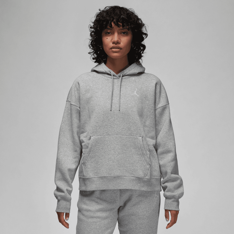 Jordan Brooklyn Fleece Women's Hoodie 'Grey'