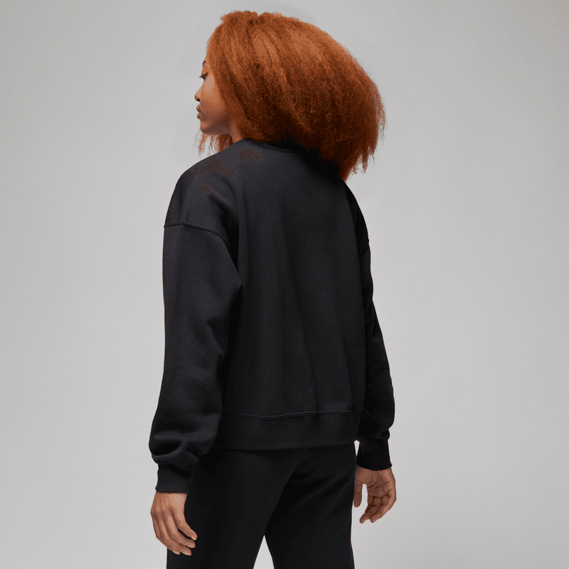 Jordan Brooklyn Fleece Women's Crewneck Sweatshirt 'Black'
