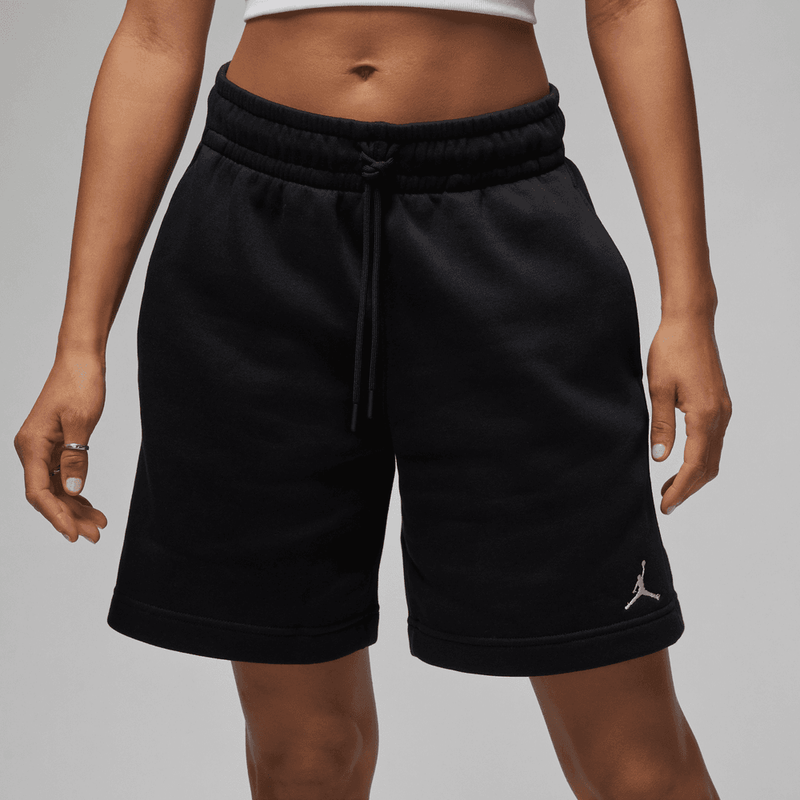Jordan Brooklyn Fleece Women's Shorts 'Black/White'