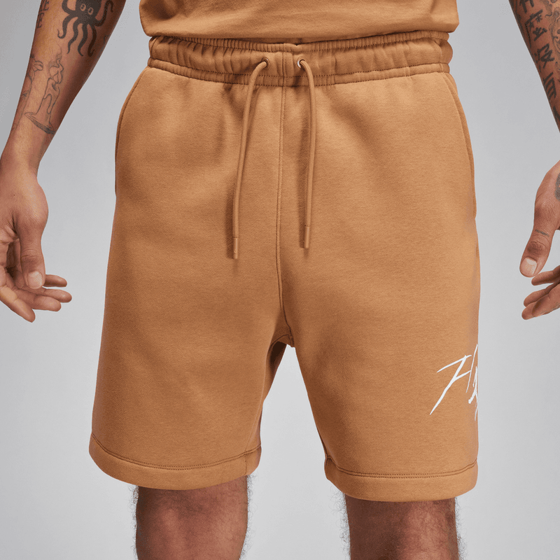 Jordan Essentials Men's Fleece Shorts 'Brown/White'
