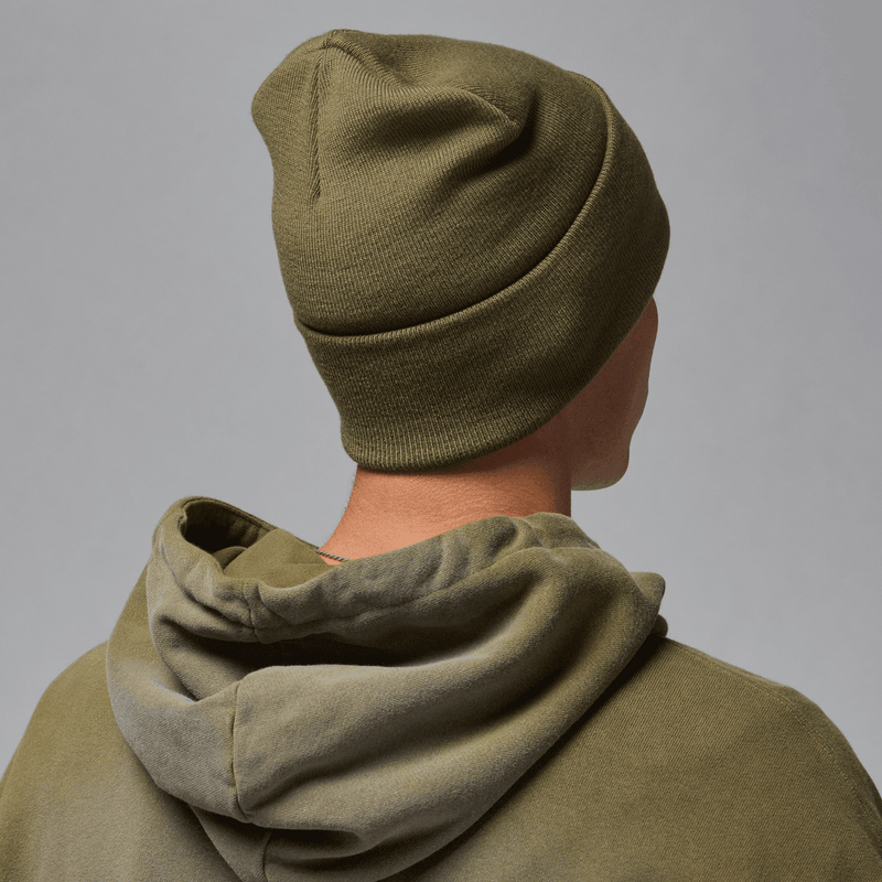 Jordan Peak Essential Beanie 'Medium Olive/Sail'