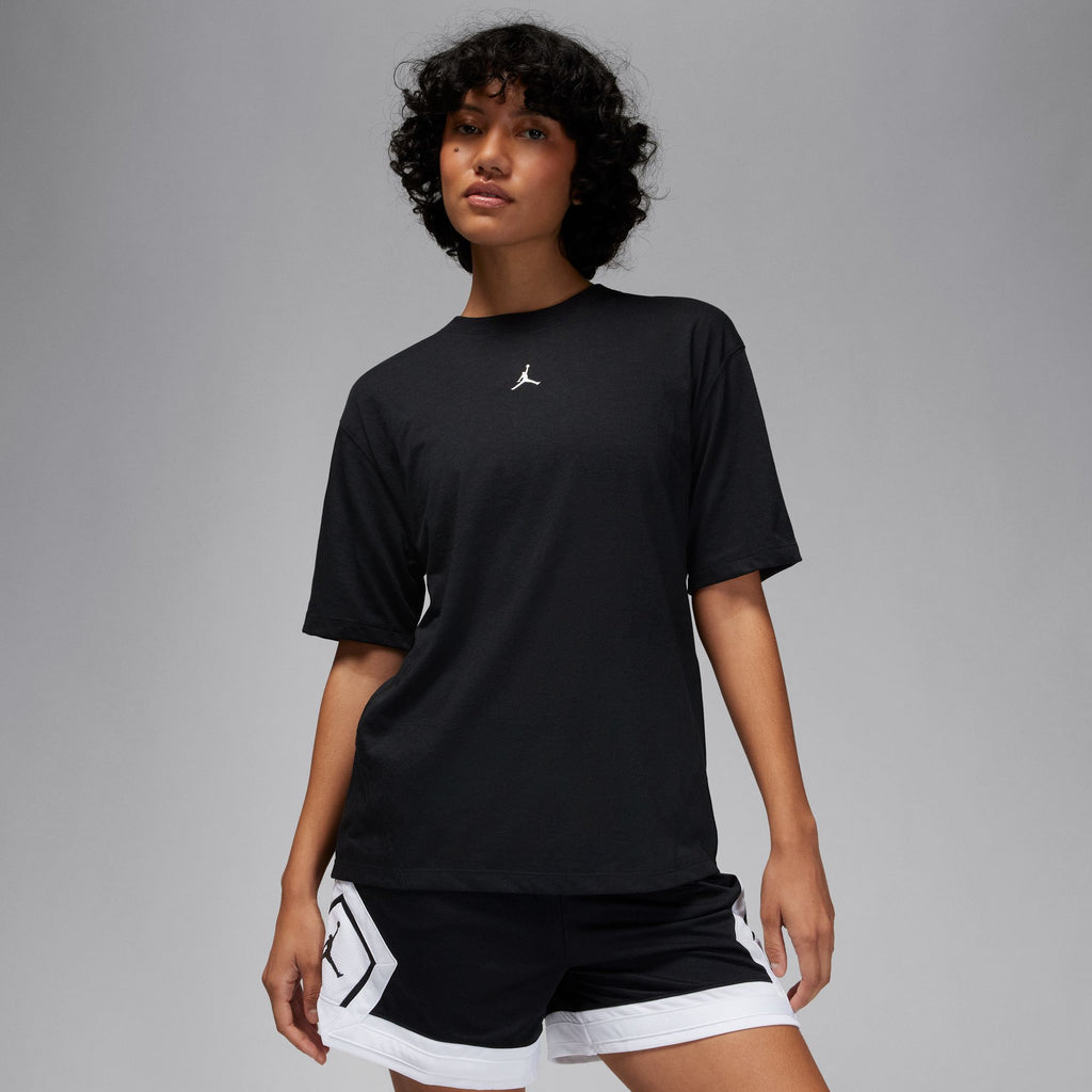 Jordan Sport Women's Diamond Short-Sleeve Top ' Black'