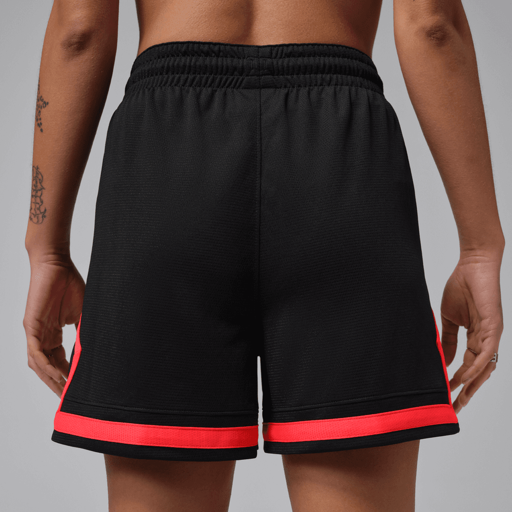 Jordan Sport Women's 4" Diamond Shorts 'Black/Infrared'