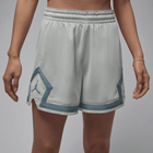 Jordan Sport Women's 4" Diamond Shorts 'Light Silver/Aviator Grey'