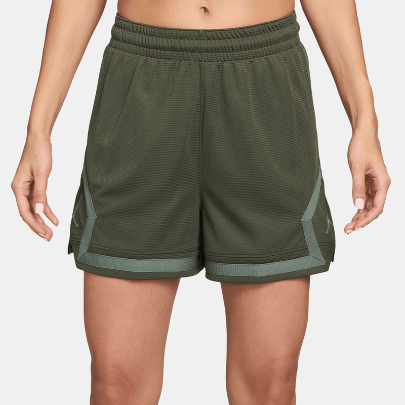 Jordan Sport Women's 4" Diamond Shorts 'Cargo Khaki/Vintage Lichen'