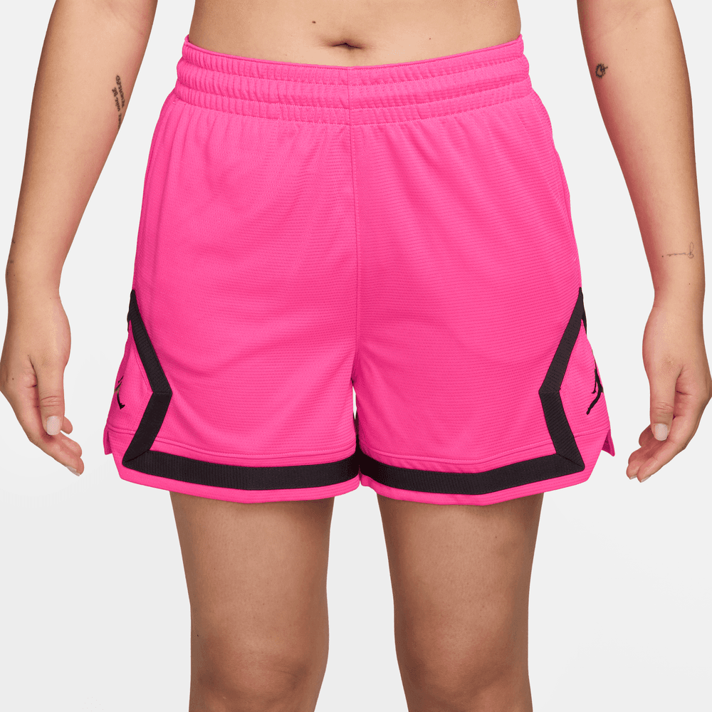 Jordan Sport Women's 4" Diamond Shorts 'Hyper Pink/Black'