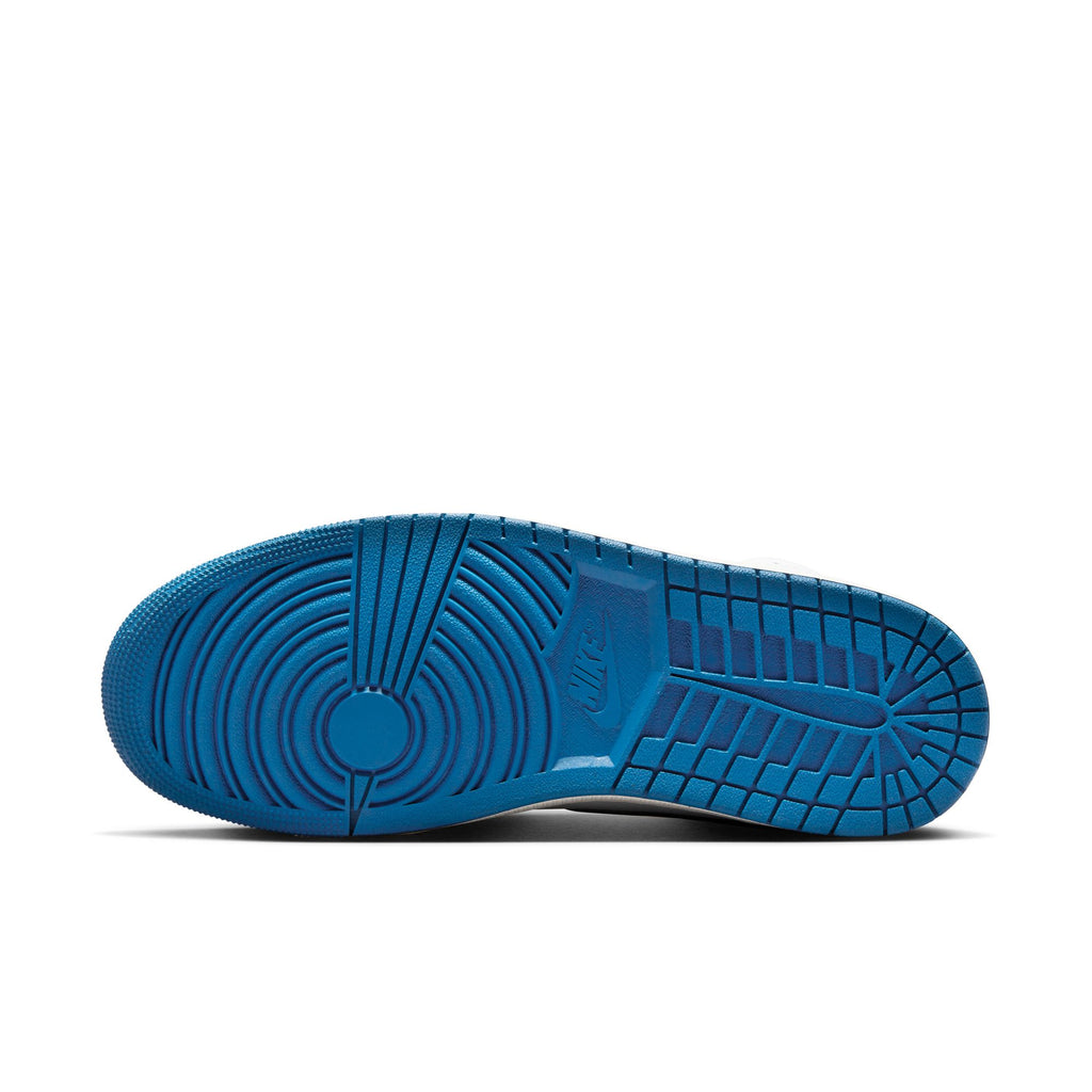 Air Jordan 1 Mid SE Men's Shoes 'White/Industrial Blue'