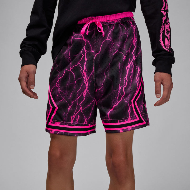 Jordan Dri-FIT Sport Men's Diamond Shorts 'Black/Hyper Pink'
