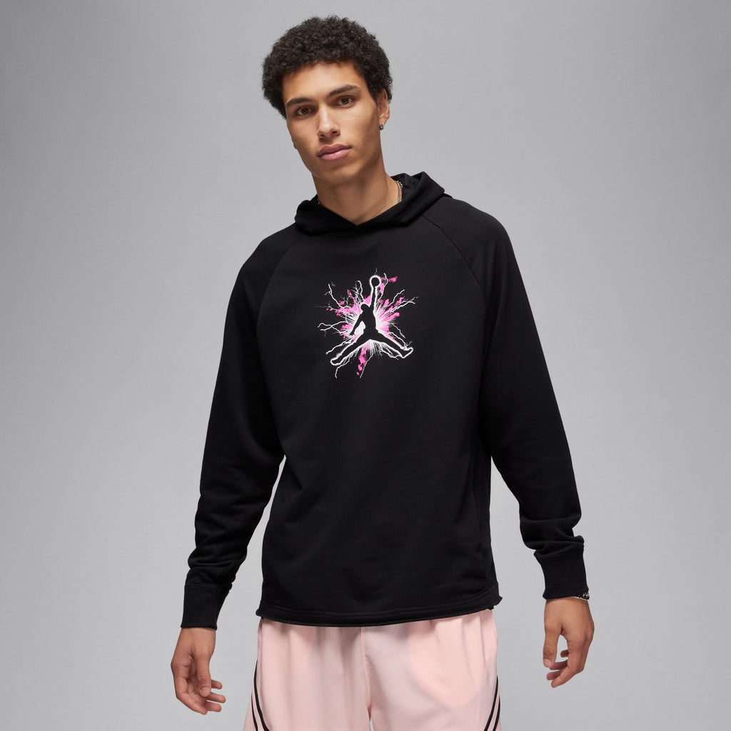 Jordan Dri-FIT Sport Men's Graphic Fleece Pullover Hoodie 'Black'
