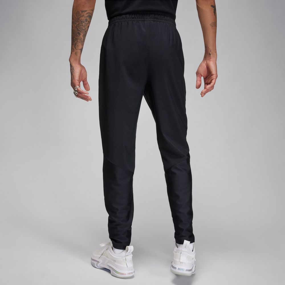 Jordan Sport Men s Dri FIT Woven Pants Black White Bouncewear