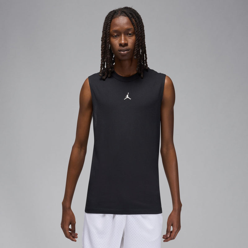 Jordan Sport Men's Dri-FIT Sleeveless Top 'Black/White'