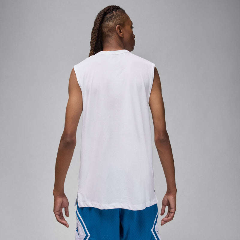 Jordan Sport Men's Dri-FIT Sleeveless Top 'White/Black'