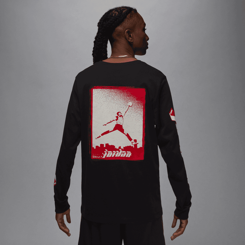 Jordan Brand Men's Long-Sleeve T-Shirt 'Black'