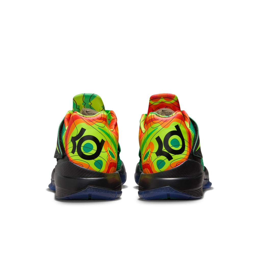 Kevin Durant Nike KD 4 "Weatherman" Basketball Shoes 'Green/Volt/Team Orange'