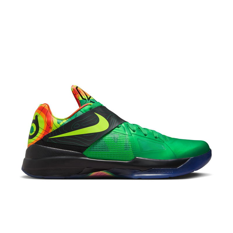 Kevin Durant Nike KD 4 "Weatherman" Basketball Shoes 'Green/Volt/Team Orange'