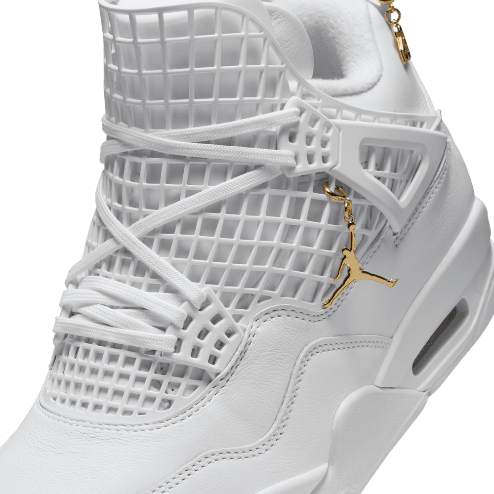 WMNS Air Jordan 4 Net 'White/Metallic Gold'