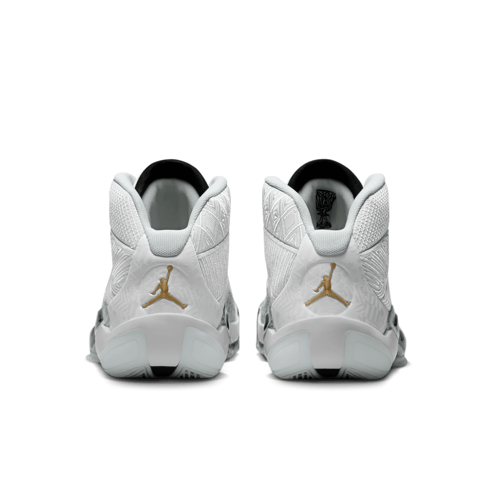 Air Jordan XXXVIII "FIBA" Basketball Shoes 'White/Gold/Platinum'