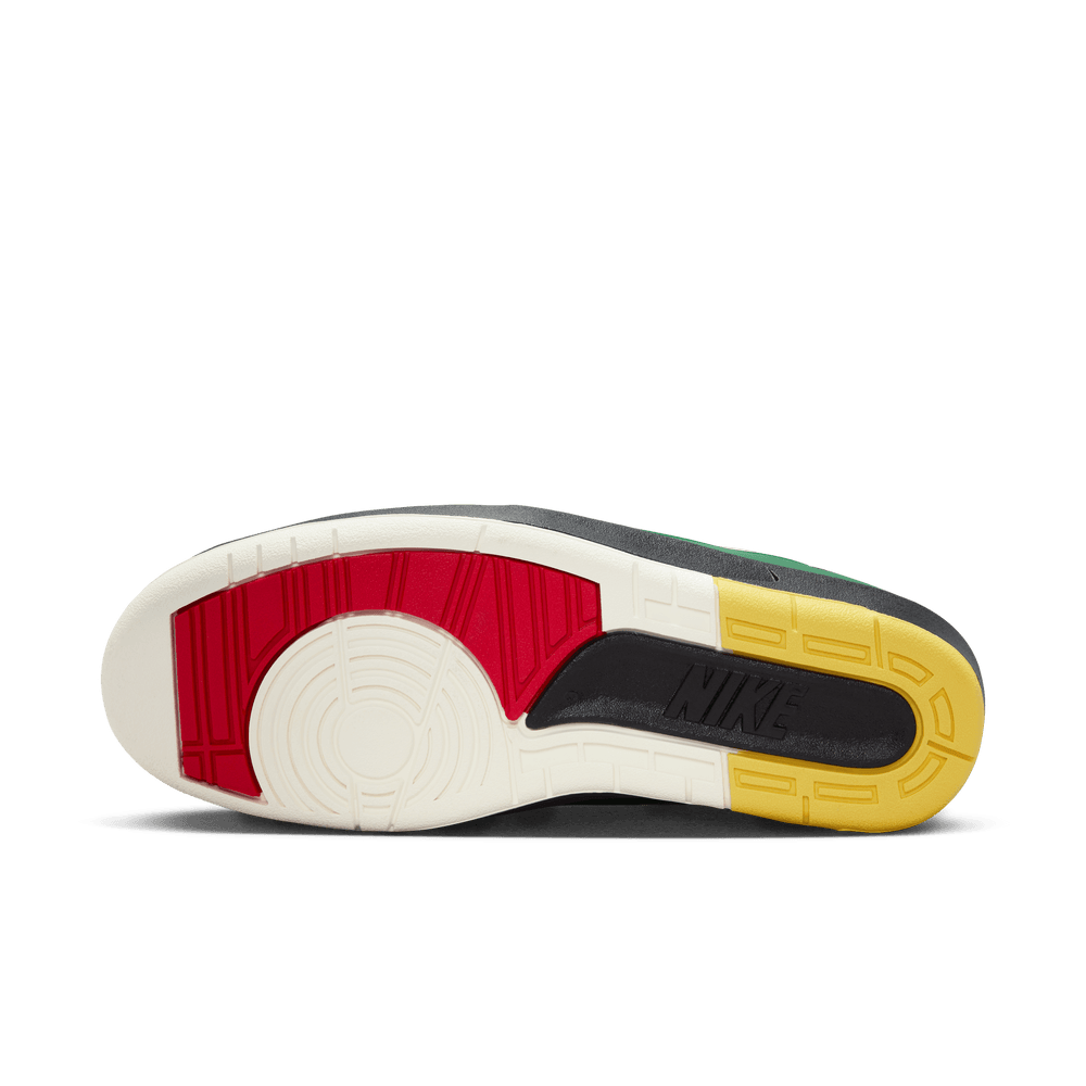 Air Jordan 2 Retro Low Quai 54 Men's Shoes 'White/Black/Red/Yellow'