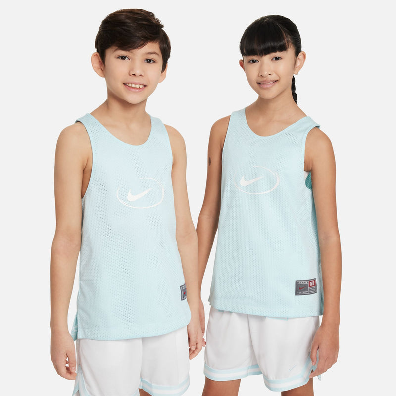 Nike Culture of Basketball Big Kids' Reversible Jersey 'Glacier Blue/White'