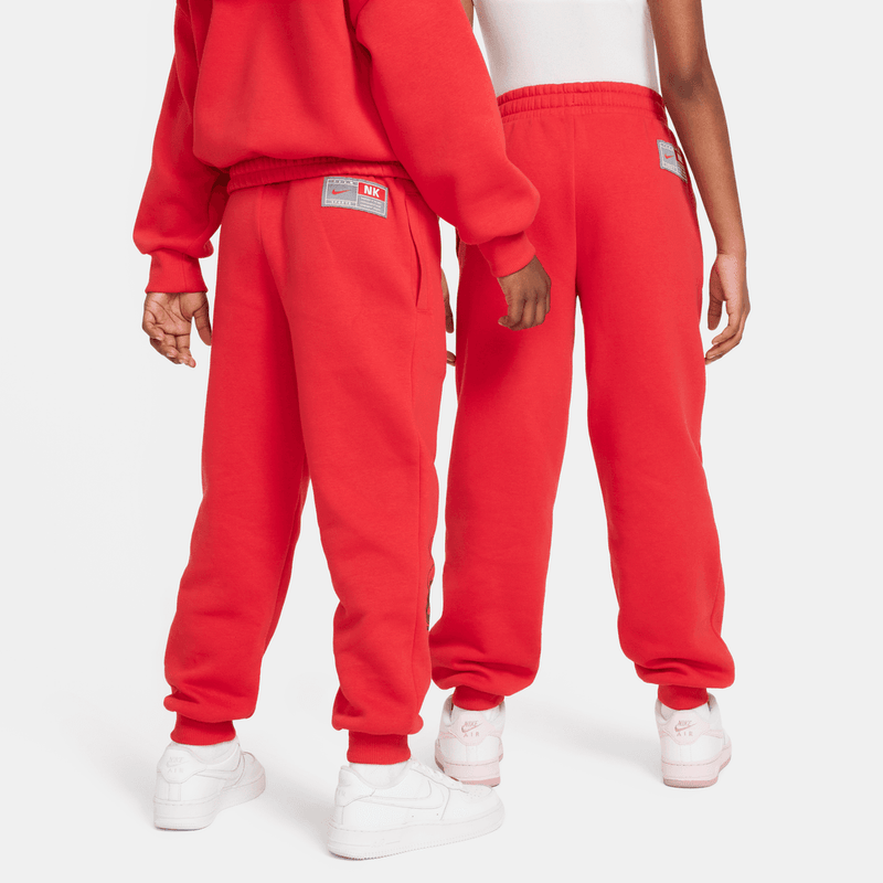 Nike Culture of Basketball Big Kids' Fleece Pants 'Red/White'