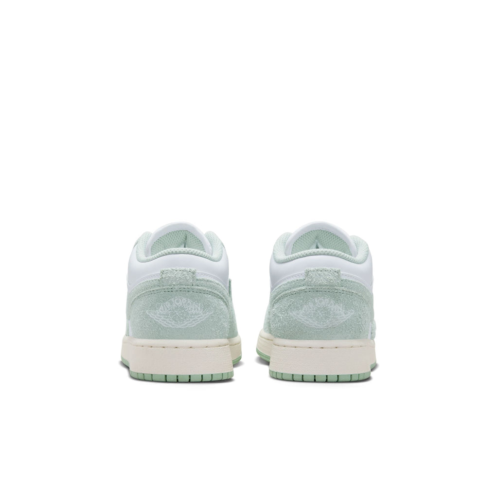 Air Jordan 1 Low SE Big Kids' Shoes (GS) 'White/Seafoam'
