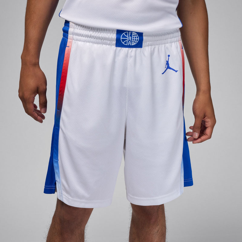 France Limited Home Men's Jordan Basketball Shorts 'White/Royal'