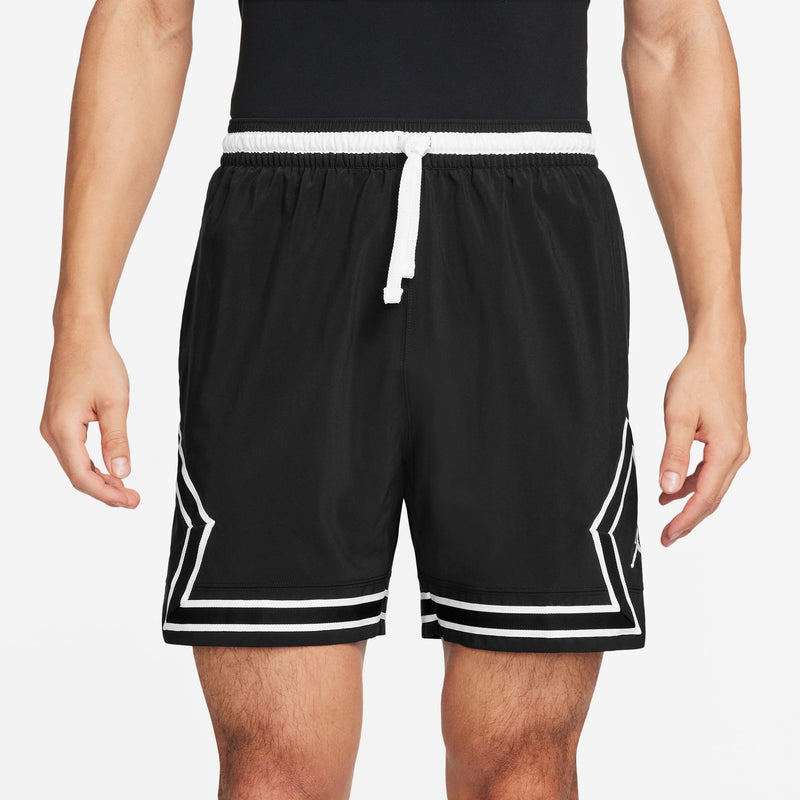 Jordan Sport Men's Dri-FIT Woven Diamond Shorts 'Black/White'