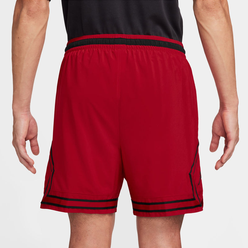 Jordan Sport Men's Dri-FIT Woven Diamond Shorts 'Red Black'