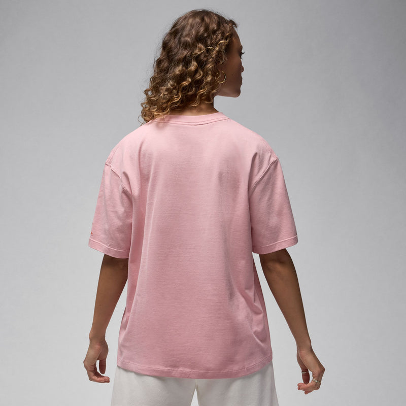 Jordan Flight Heritage Women's Graphic T-Shirt 'Pink/Clay'