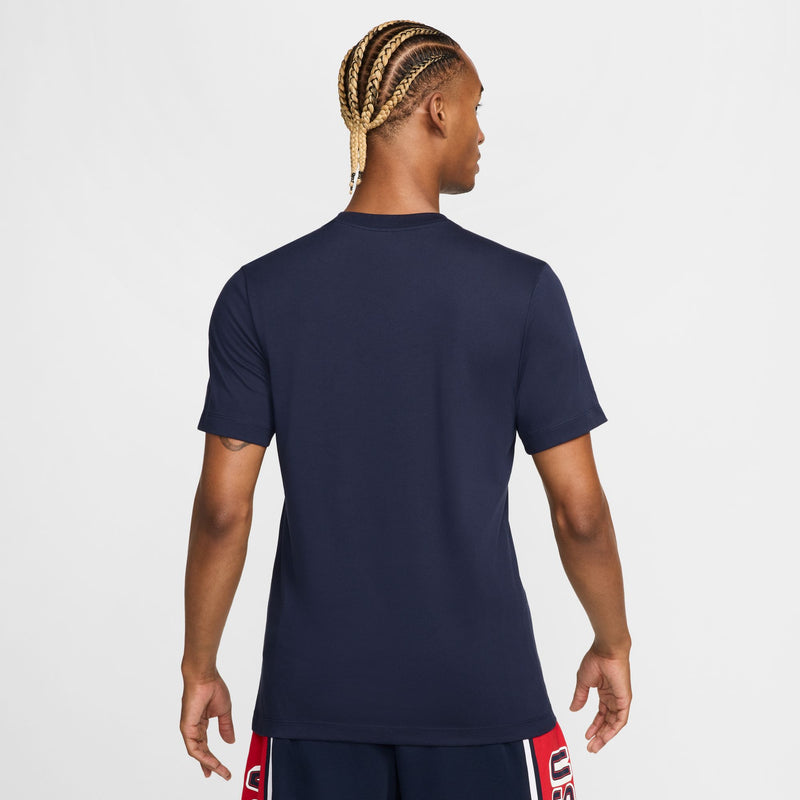 USAB Men's Nike Dri-FIT Basketball T-Shirt 'Obsidian/White'