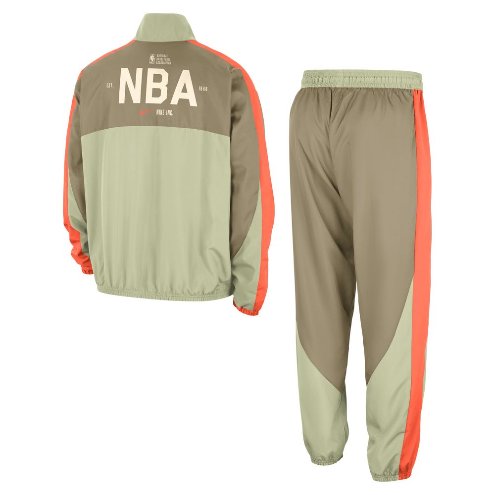 Team 31 Starting 5 Men's Nike NBA Tracksuit 'Neutral Olive/Aura/Crimson'